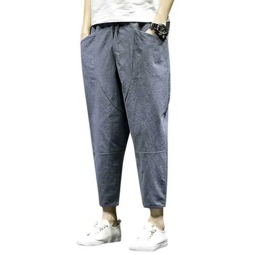 Men's Linen Blend Loose Breathable Casual Pants