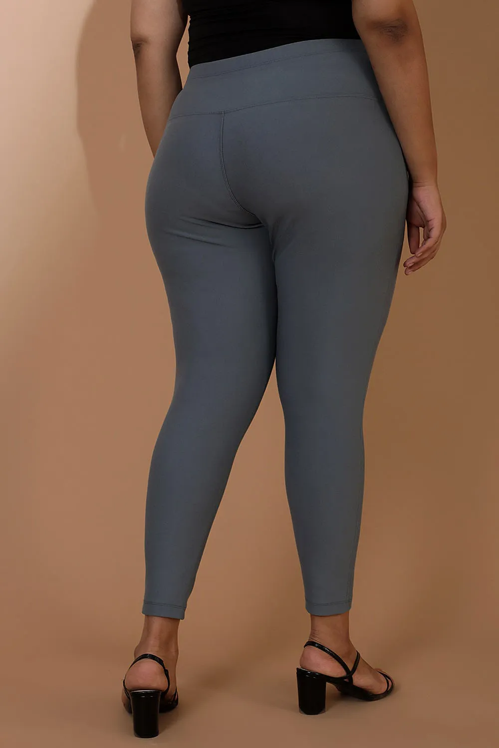 Mist Blue Tummy Tucker Jeggings