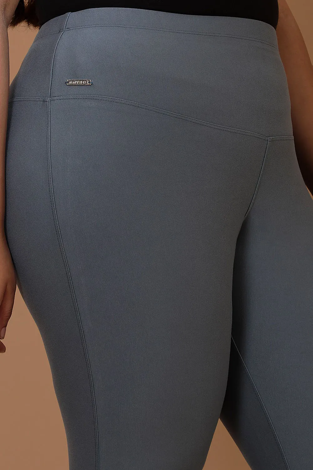 Mist Blue Tummy Tucker Jeggings