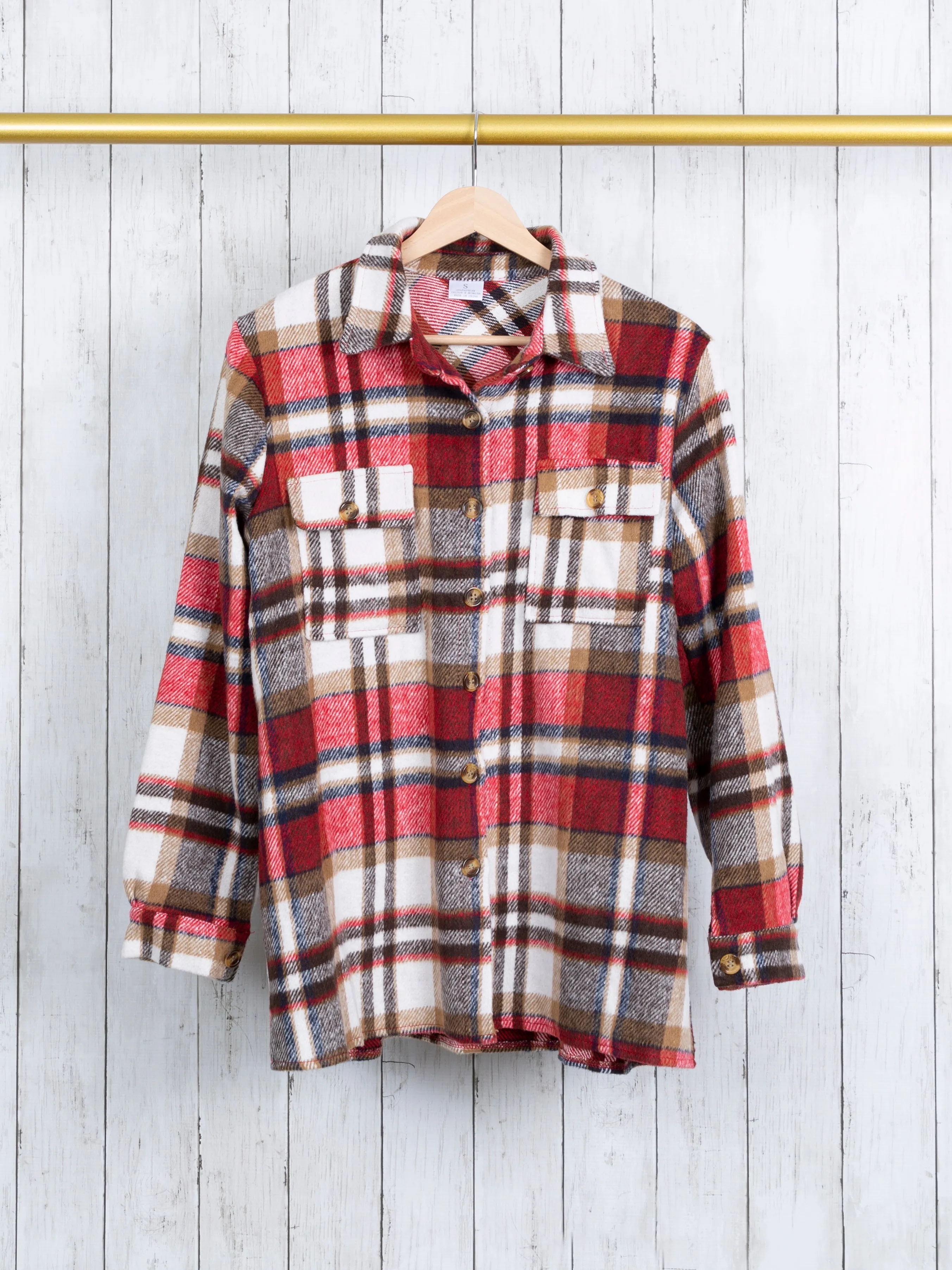 Mom & Me Red Plaid Flannel - Sign Up For Restock Notifications!