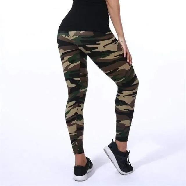 New Fashion Camouflage Printing Elasticity Leggings