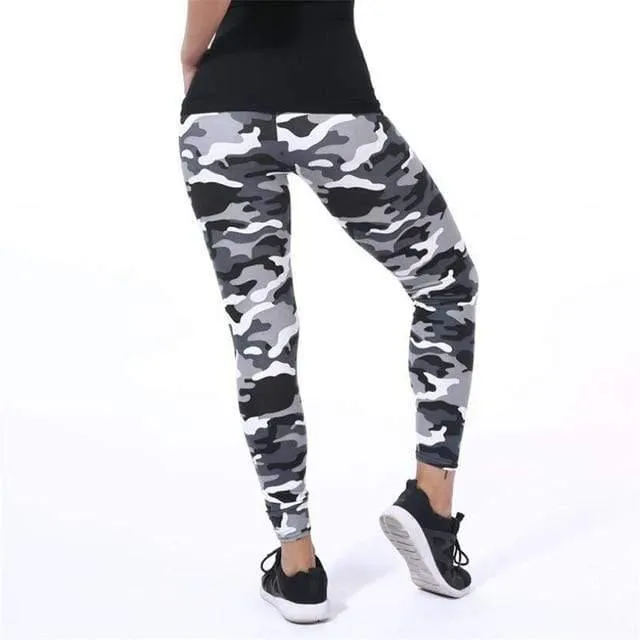 New Fashion Camouflage Printing Elasticity Leggings