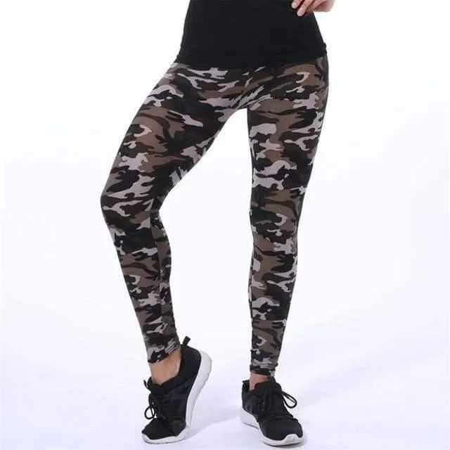 New Fashion Camouflage Printing Elasticity Leggings