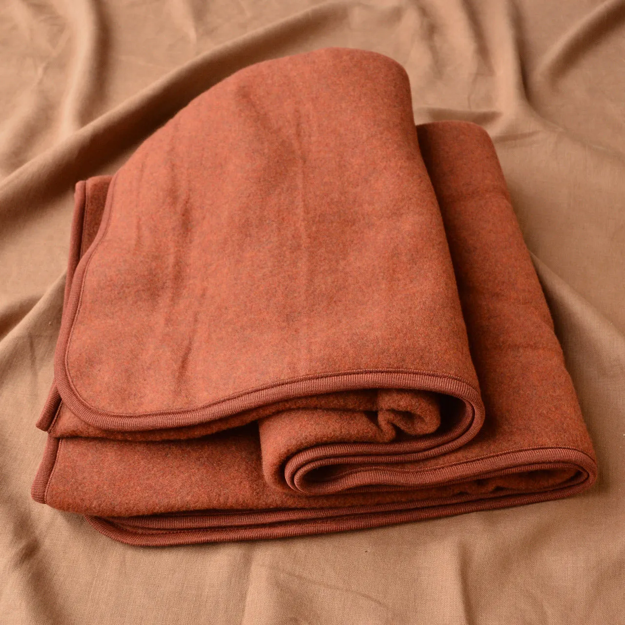 Organic Merino Wool Fleece Blanket - Large (180x160cm)