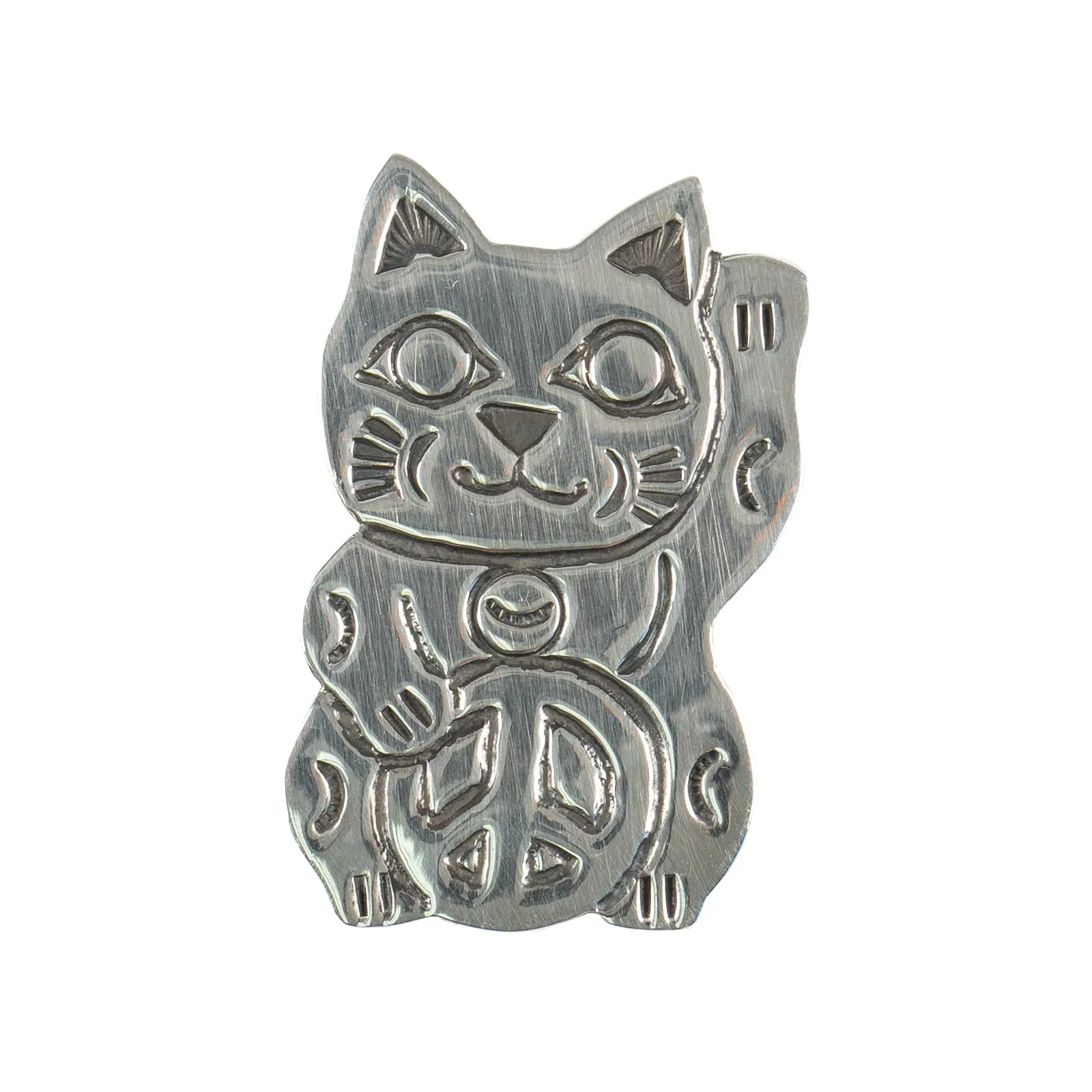 Pin Badge - Peace Maneki Neko