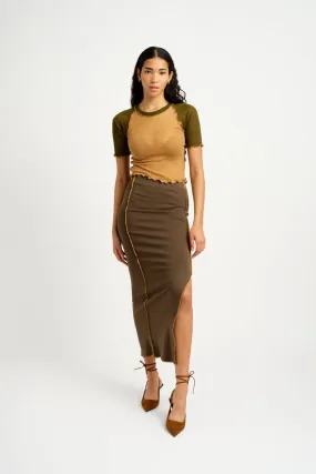 Renata Skirt Khaki