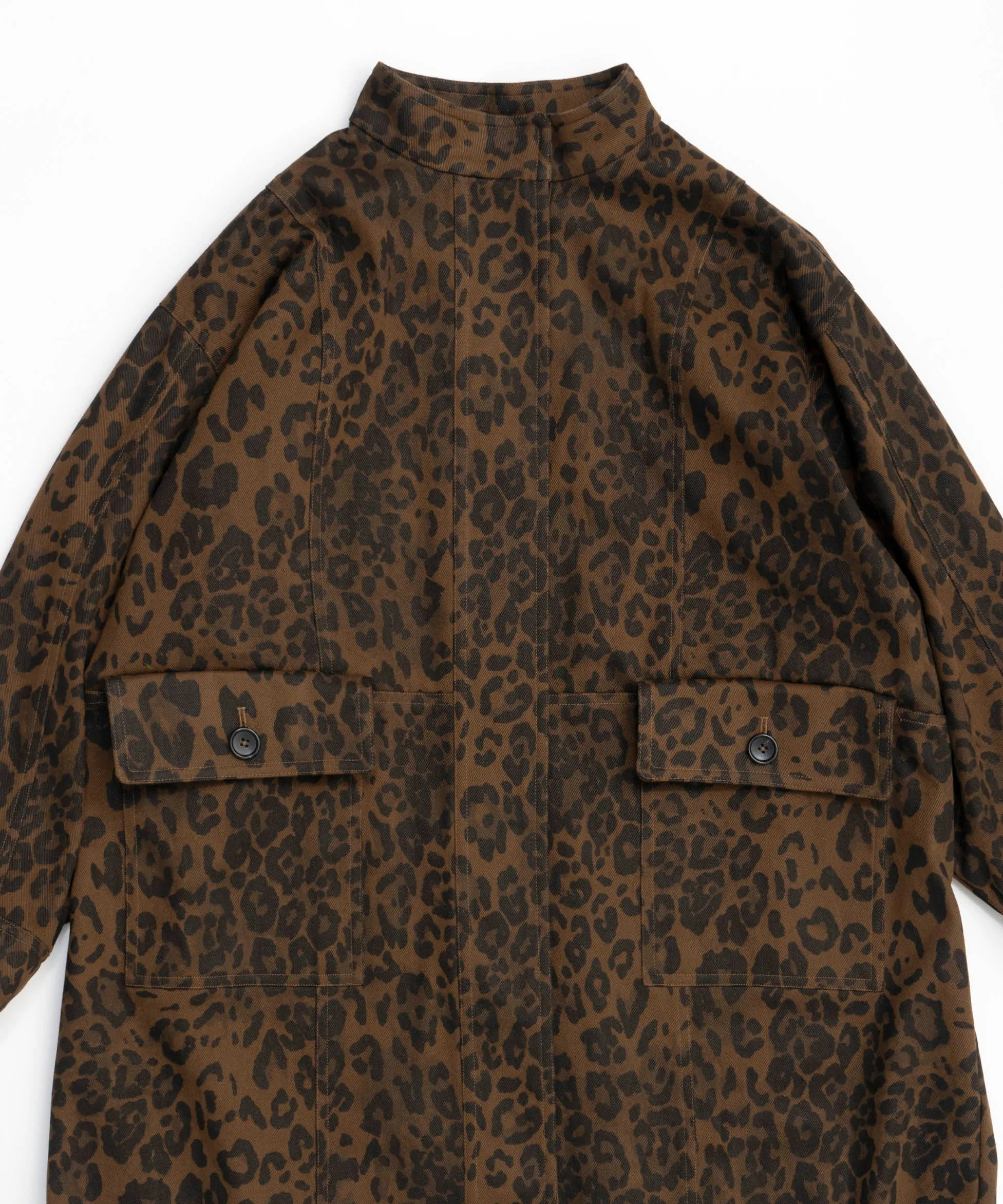 Reversible Leopard Tulle Mod Coat