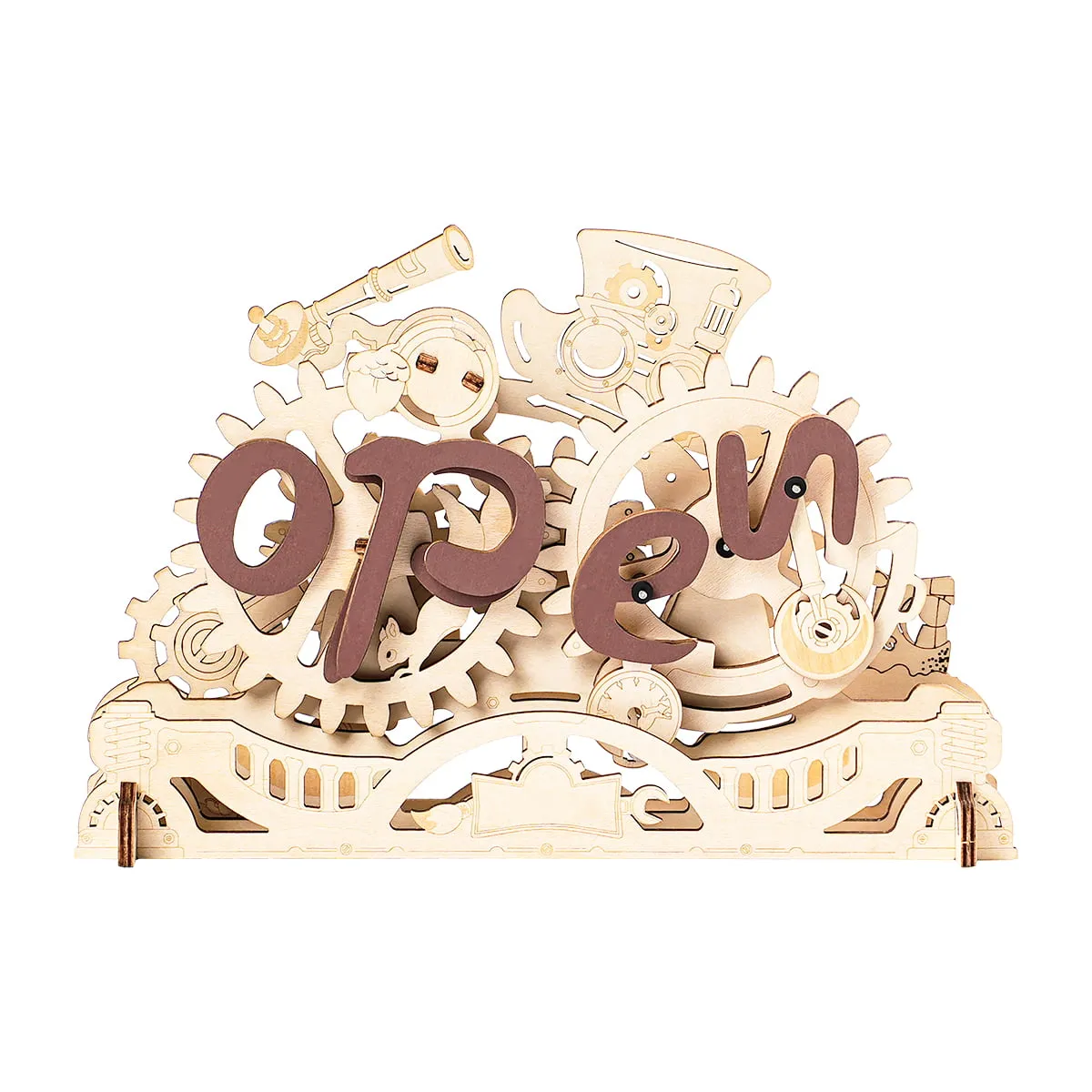 ROKR Open Closed Sign 3D Wooden Puzzle LK506