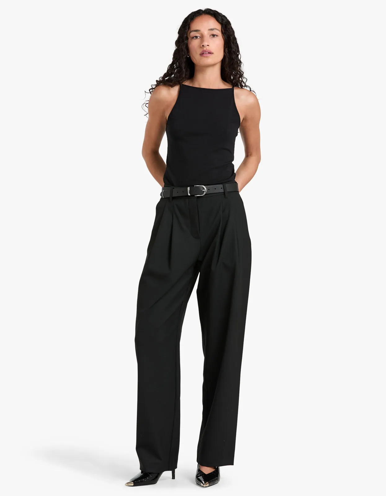 Saluzy Trouser - Black