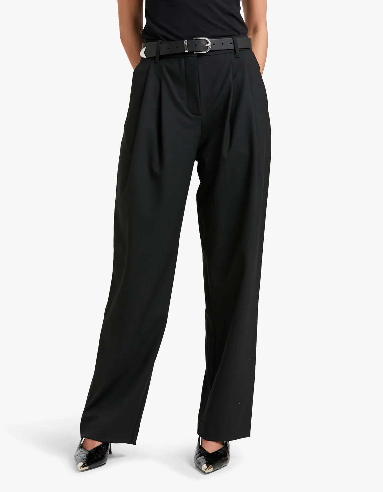 Saluzy Trouser - Black