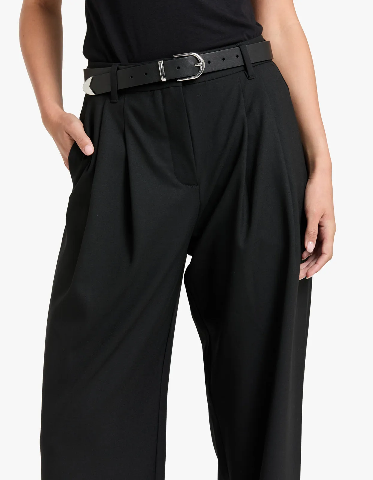 Saluzy Trouser - Black