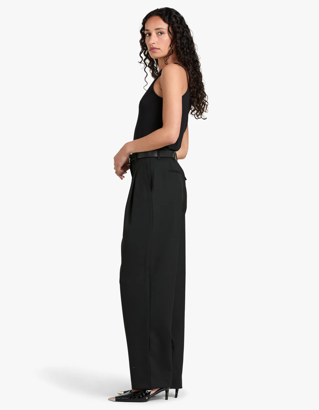 Saluzy Trouser - Black