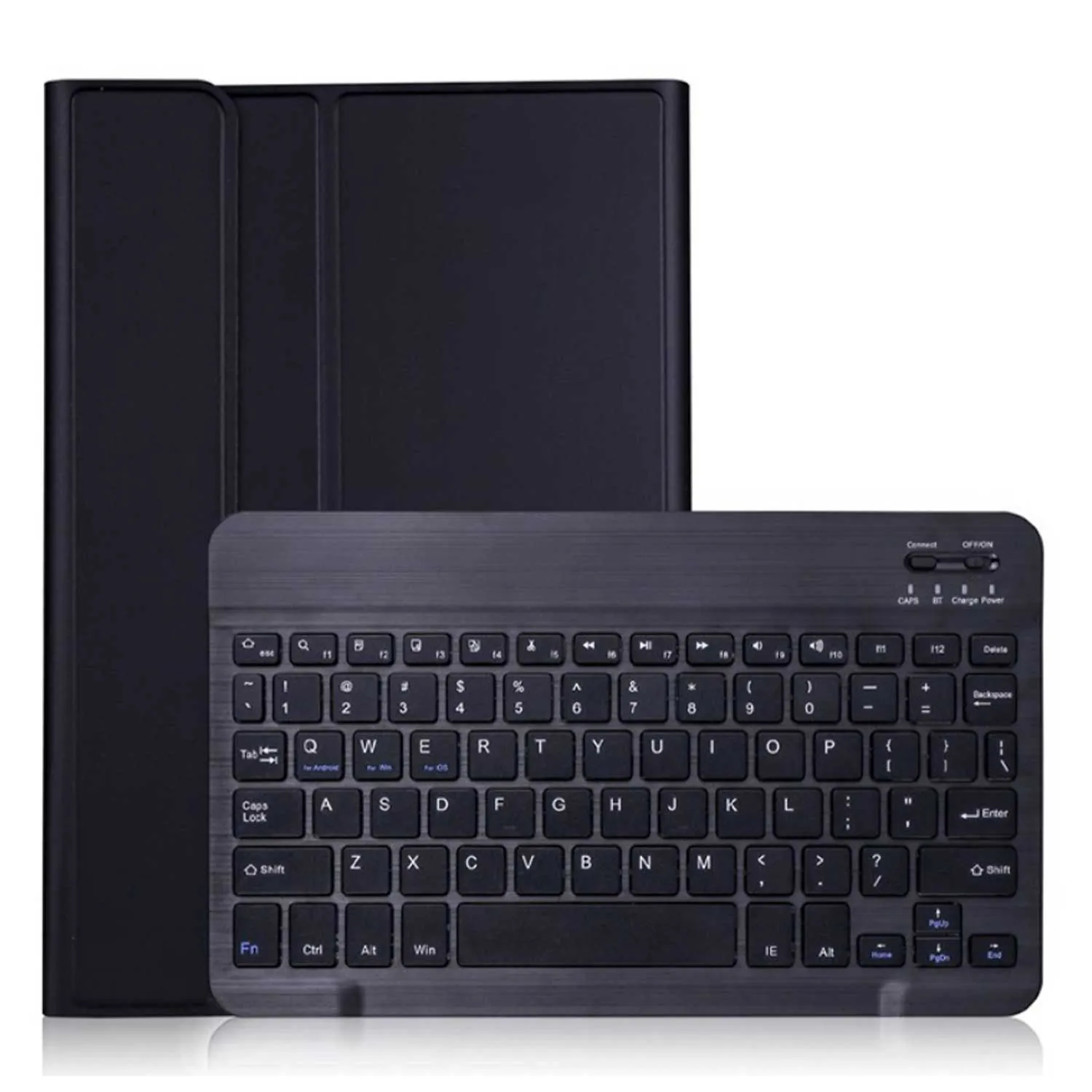 Samsung Galaxy Tab S8  Bluetooth Keyboard Cover Case Leather Black