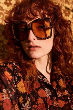 Sharon Oversized Tortoise Sunglasses