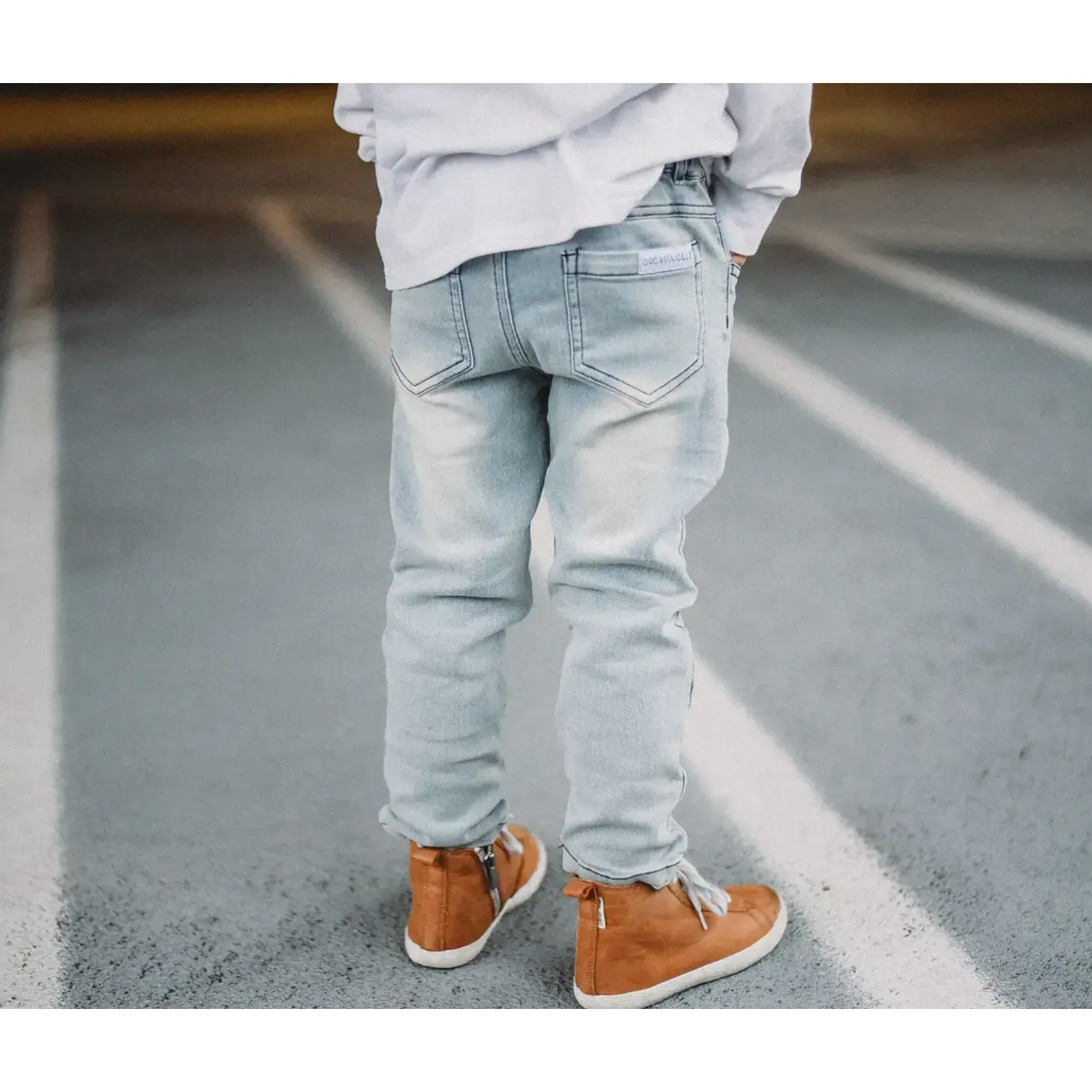 stretch denim | slate grey