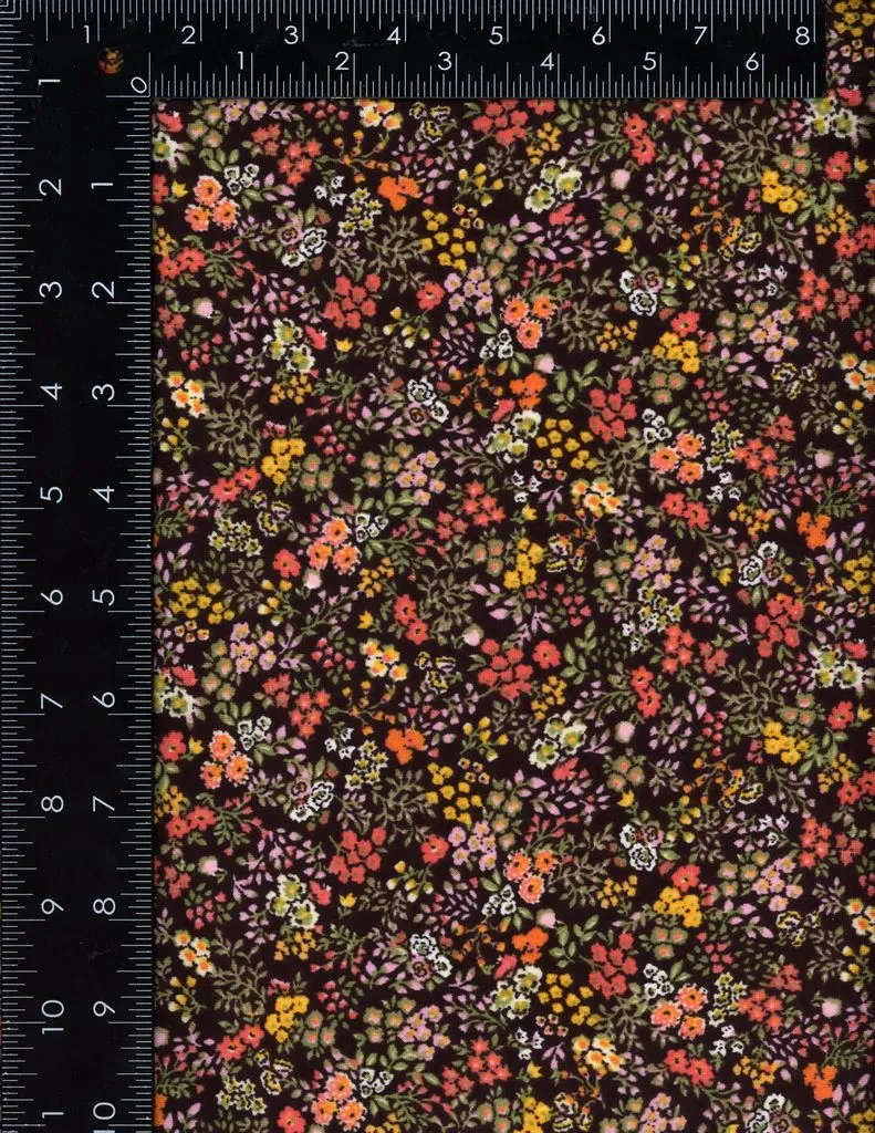 SUPER SOFT POLYESTER ALLOVER FLORAL PRINT NFF190235B-009