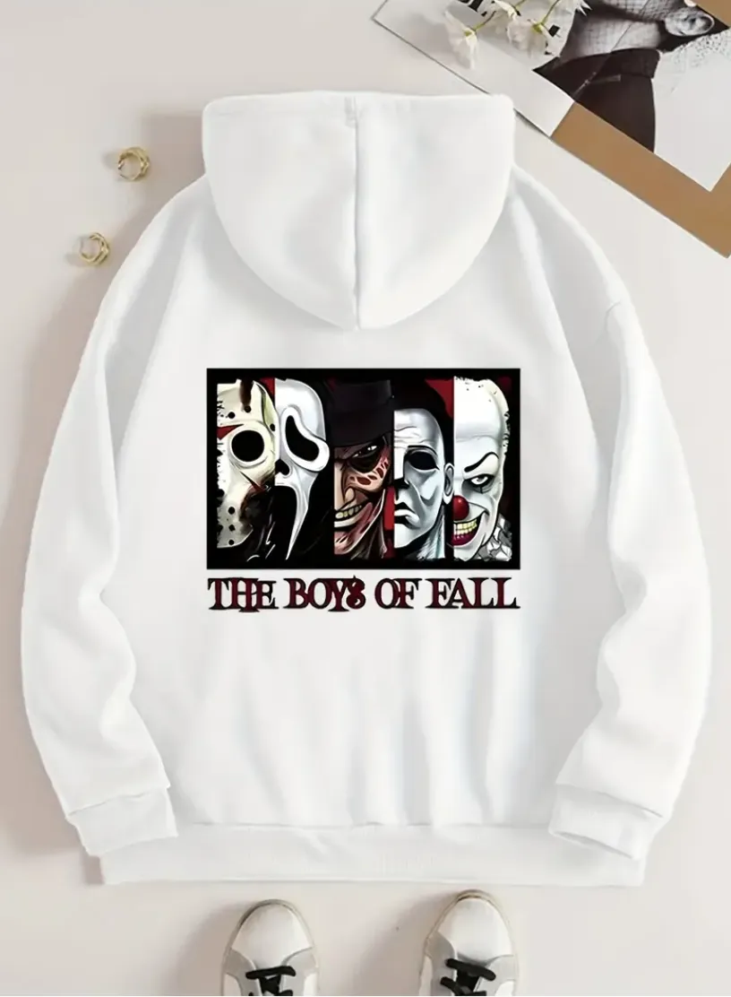 “The Boys of Fall” Print Hoodie