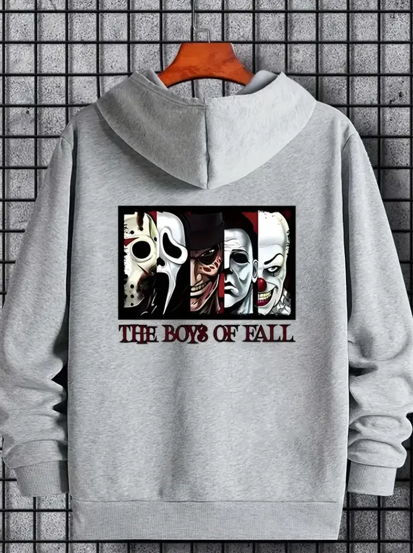 “The Boys of Fall” Print Hoodie