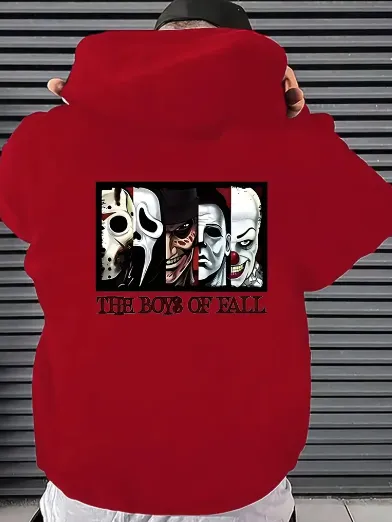 “The Boys of Fall” Print Hoodie