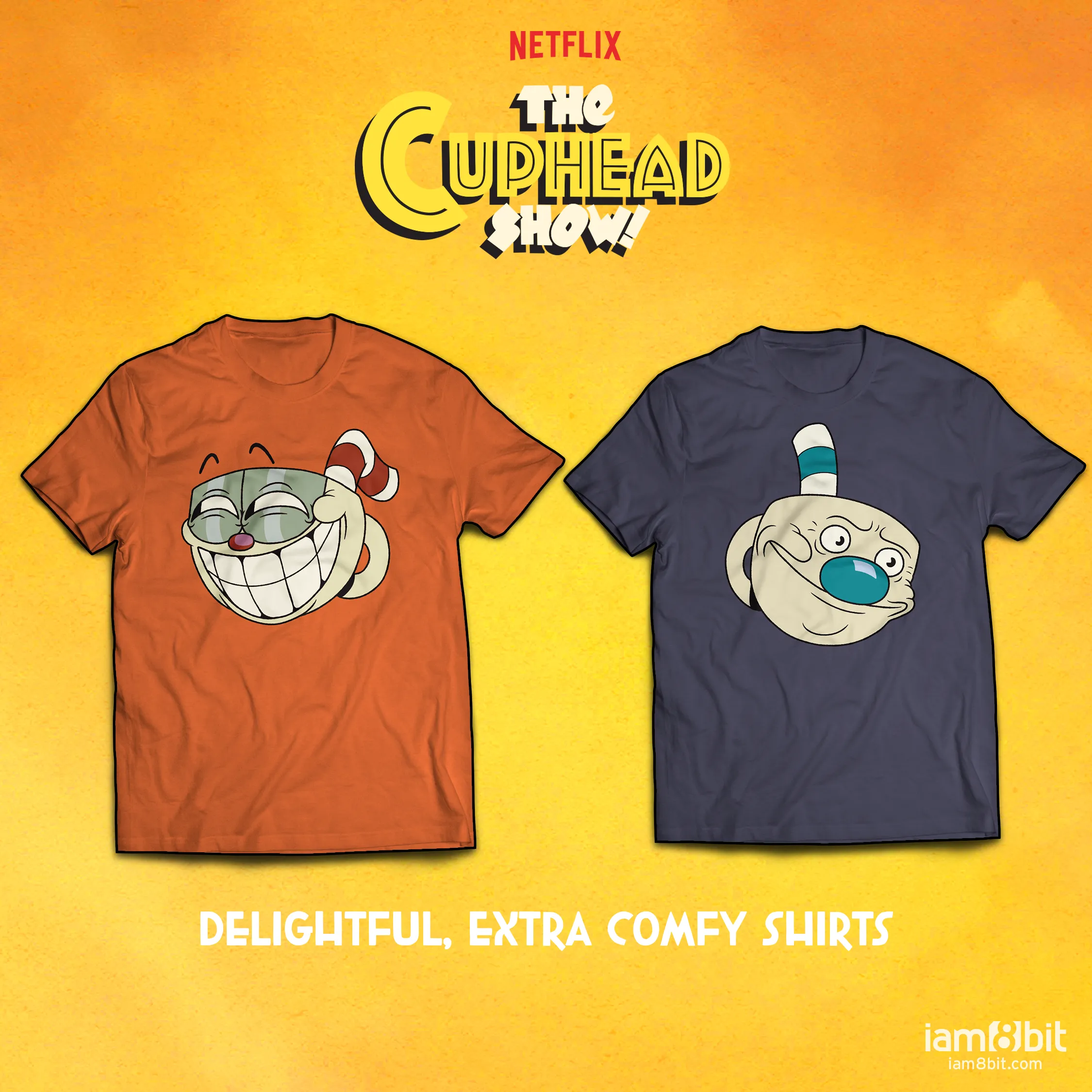 The Cuphead Show! Super Comfy Character Shirts