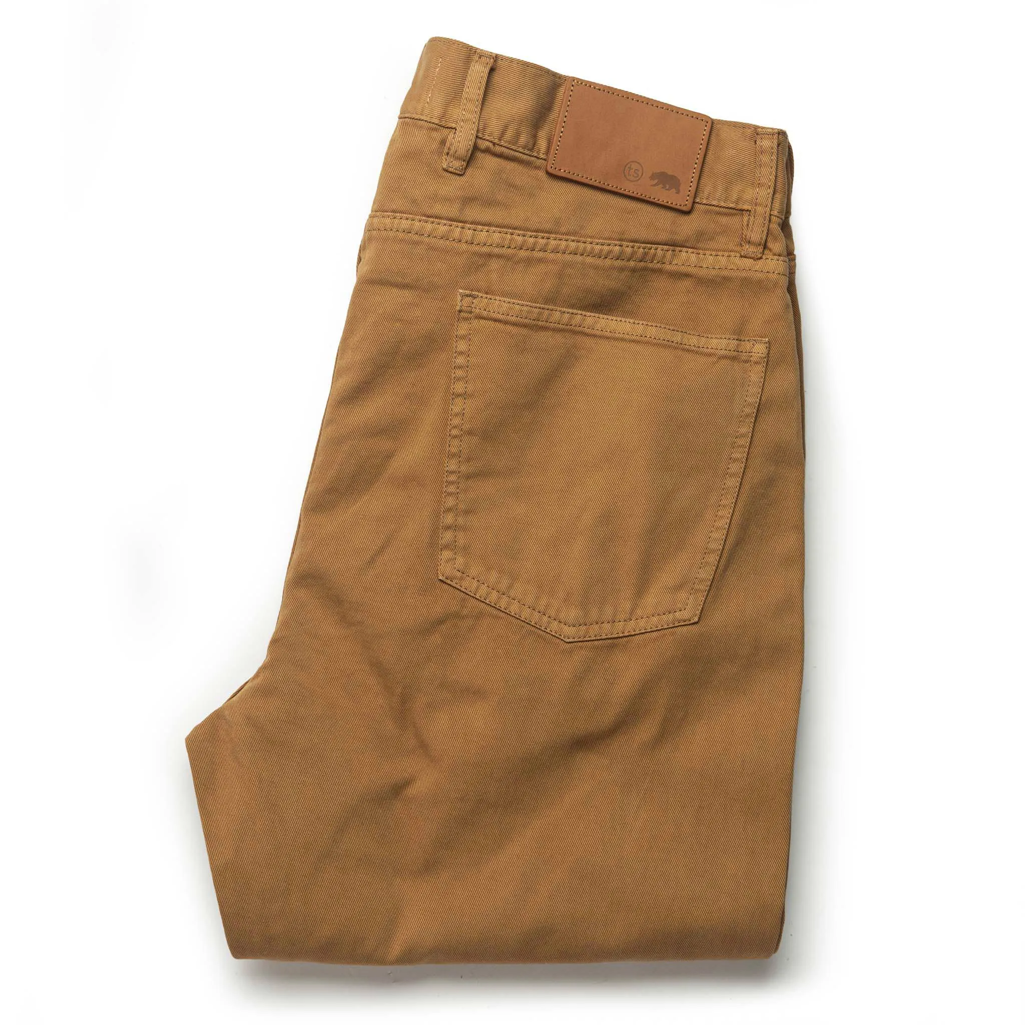 The Democratic All Day Pant in British Khaki Selvage