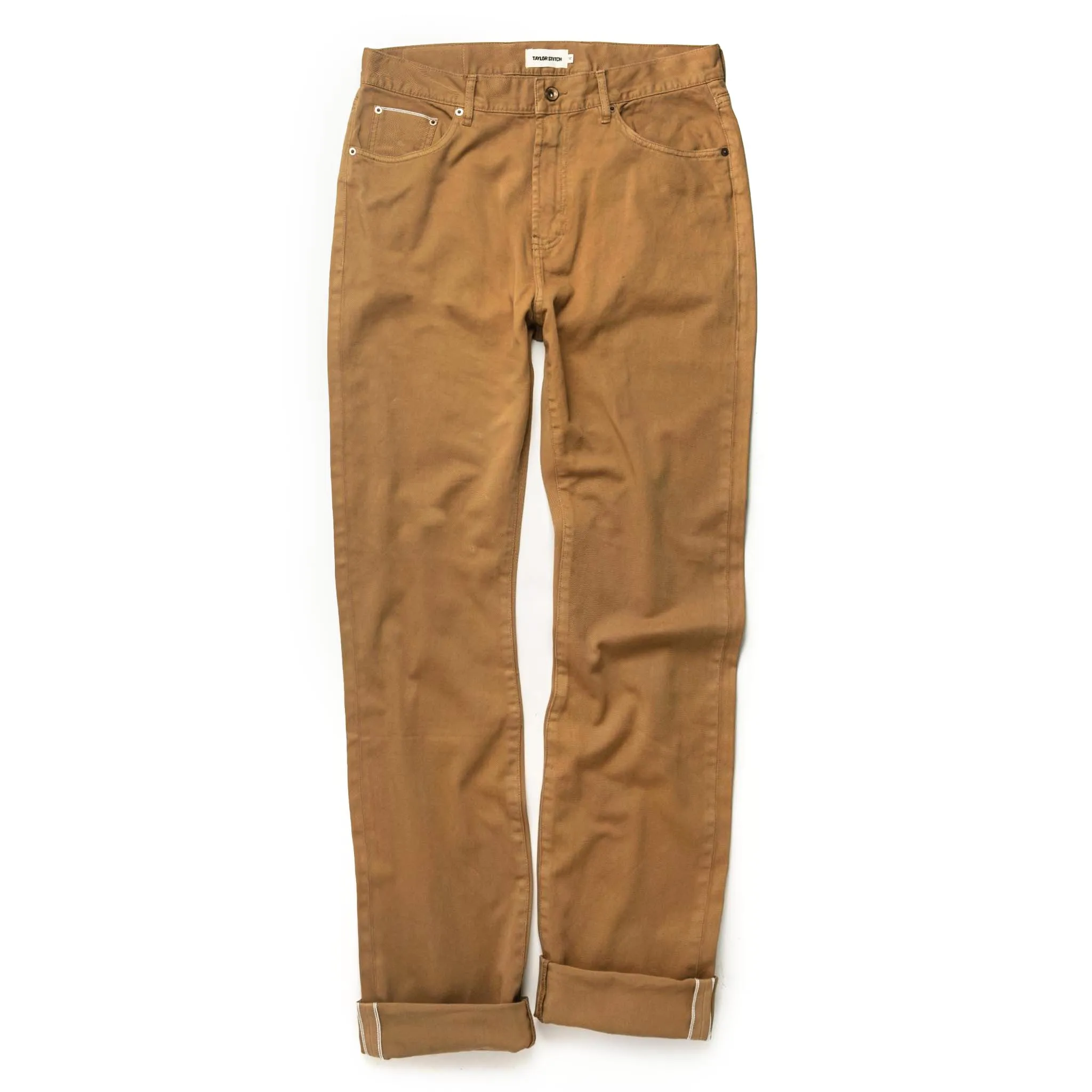 The Democratic All Day Pant in British Khaki Selvage