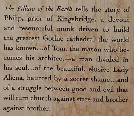 THE PILLARS OF THE EARTH - Ken Follett