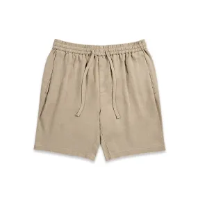 Ward Linen Shorts Khaki