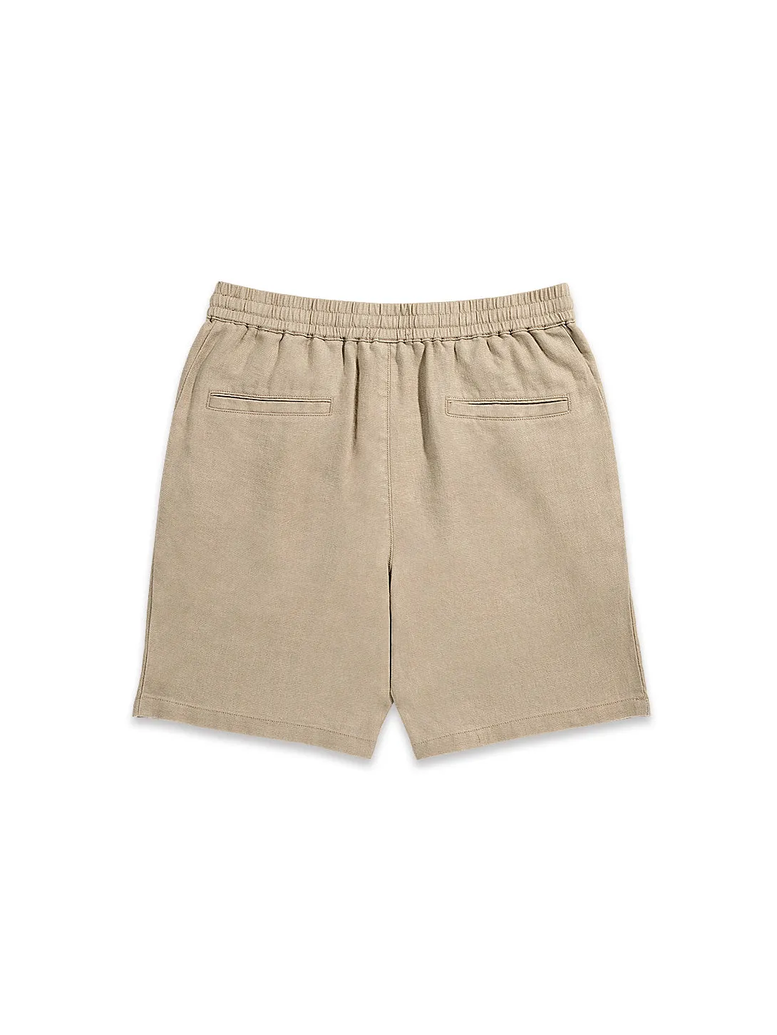 Ward Linen Shorts Khaki