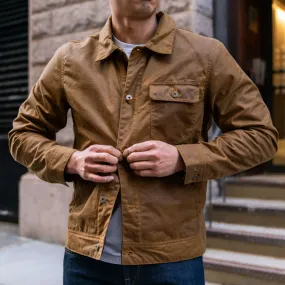 Waxed Canvas Field Jacket | Khaki