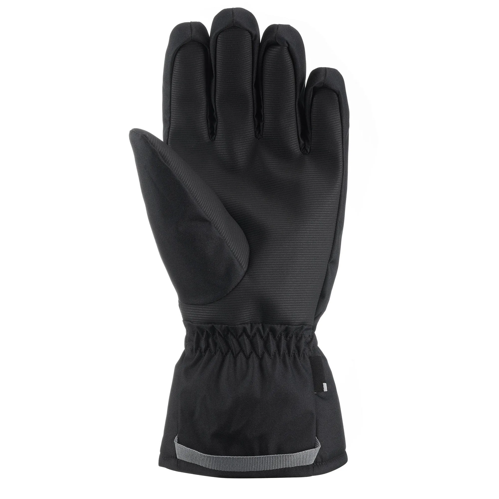 Wedze ADULT SKI GLOVES 100 - BLACK