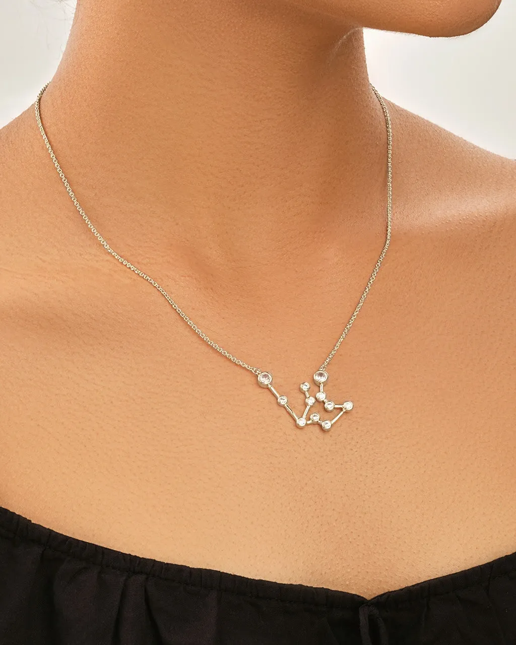 'When Stars Align' Constellation Necklace by Sterling Forever