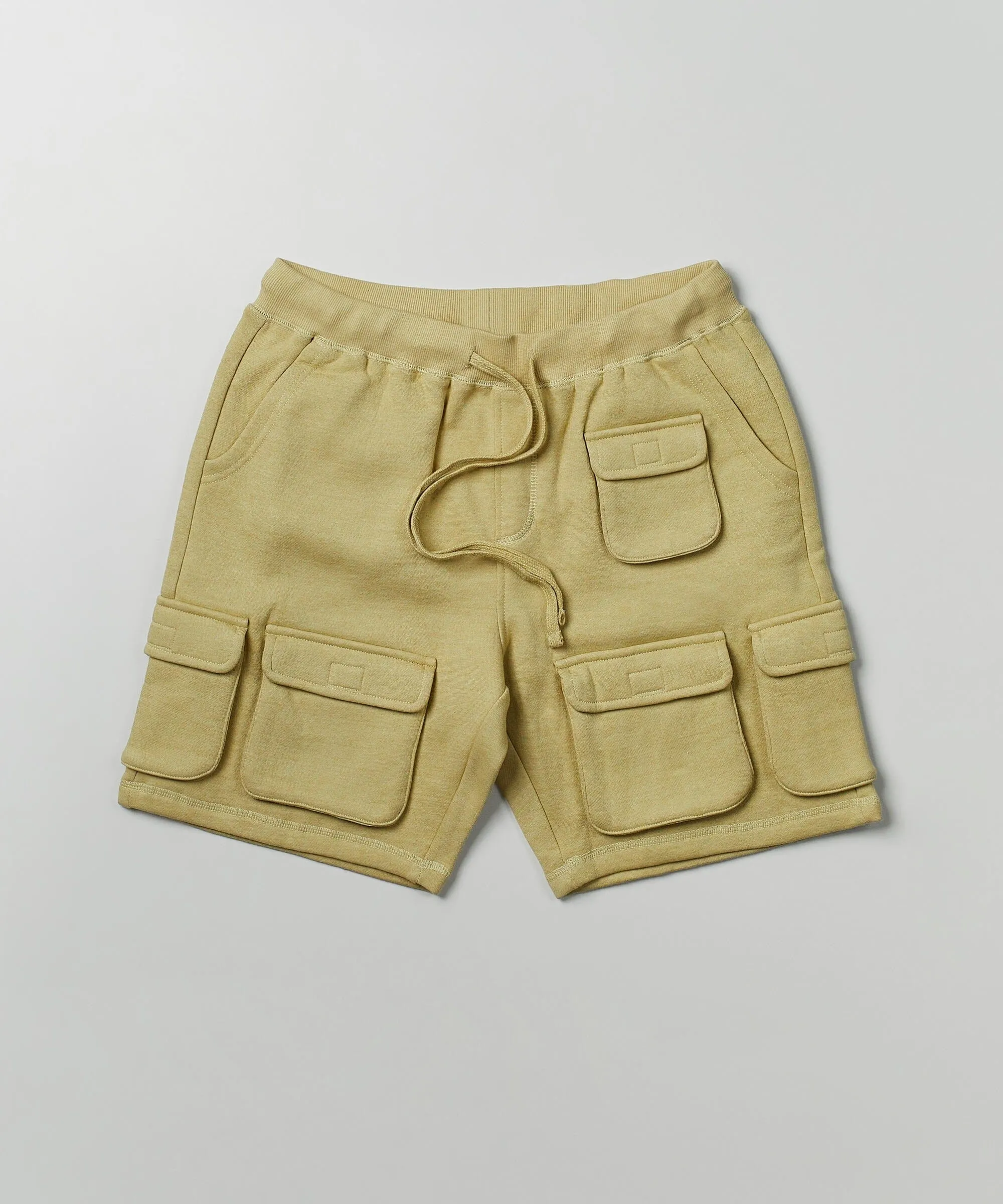 Whitecloud Cargo Fleece Shorts - Khaki