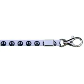 Wholesale Lanyard 3/8 - Peace Sign (12 Pack)