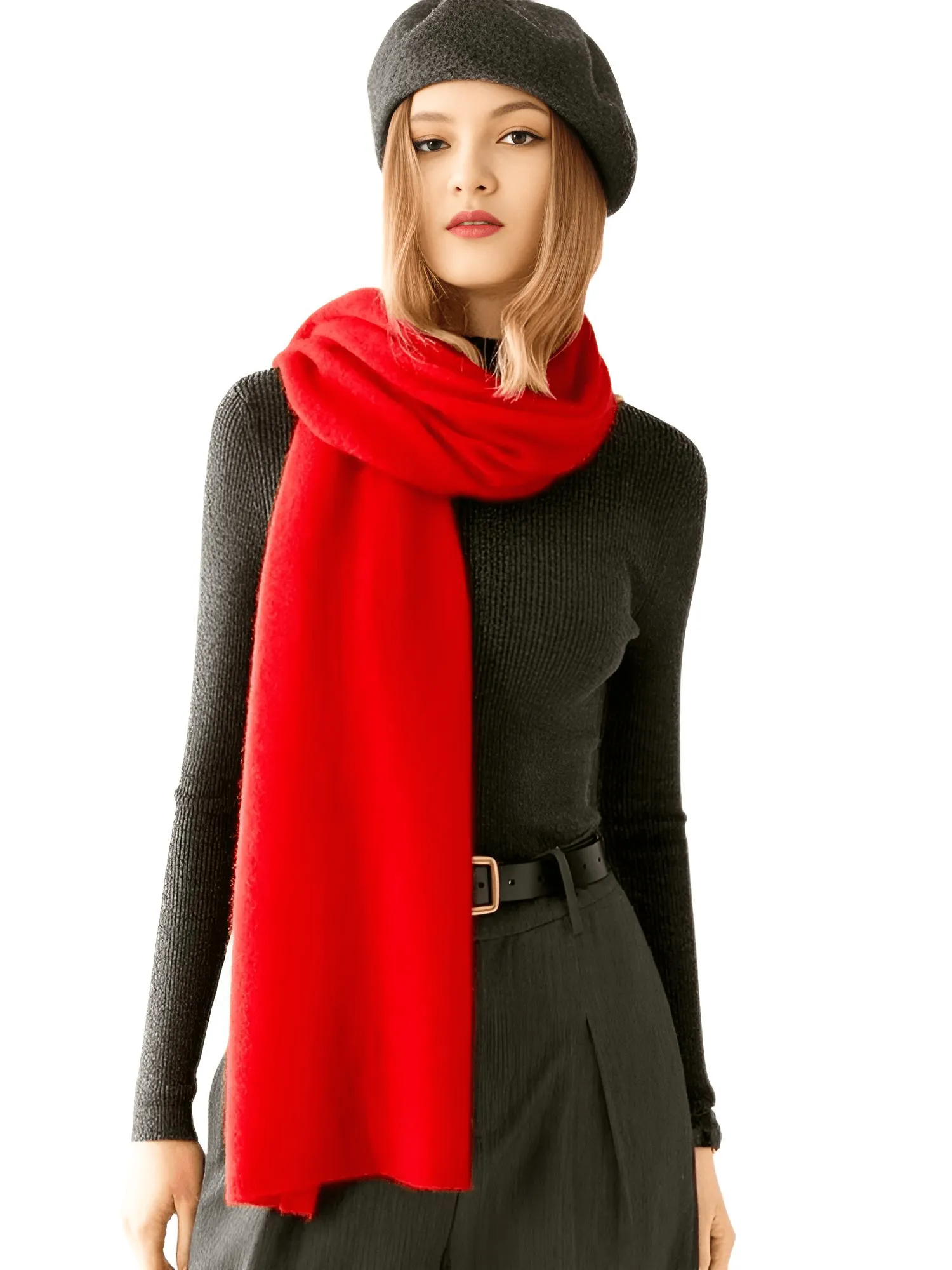 Women's Cashmere Scarf - 100% Goat Cashmere