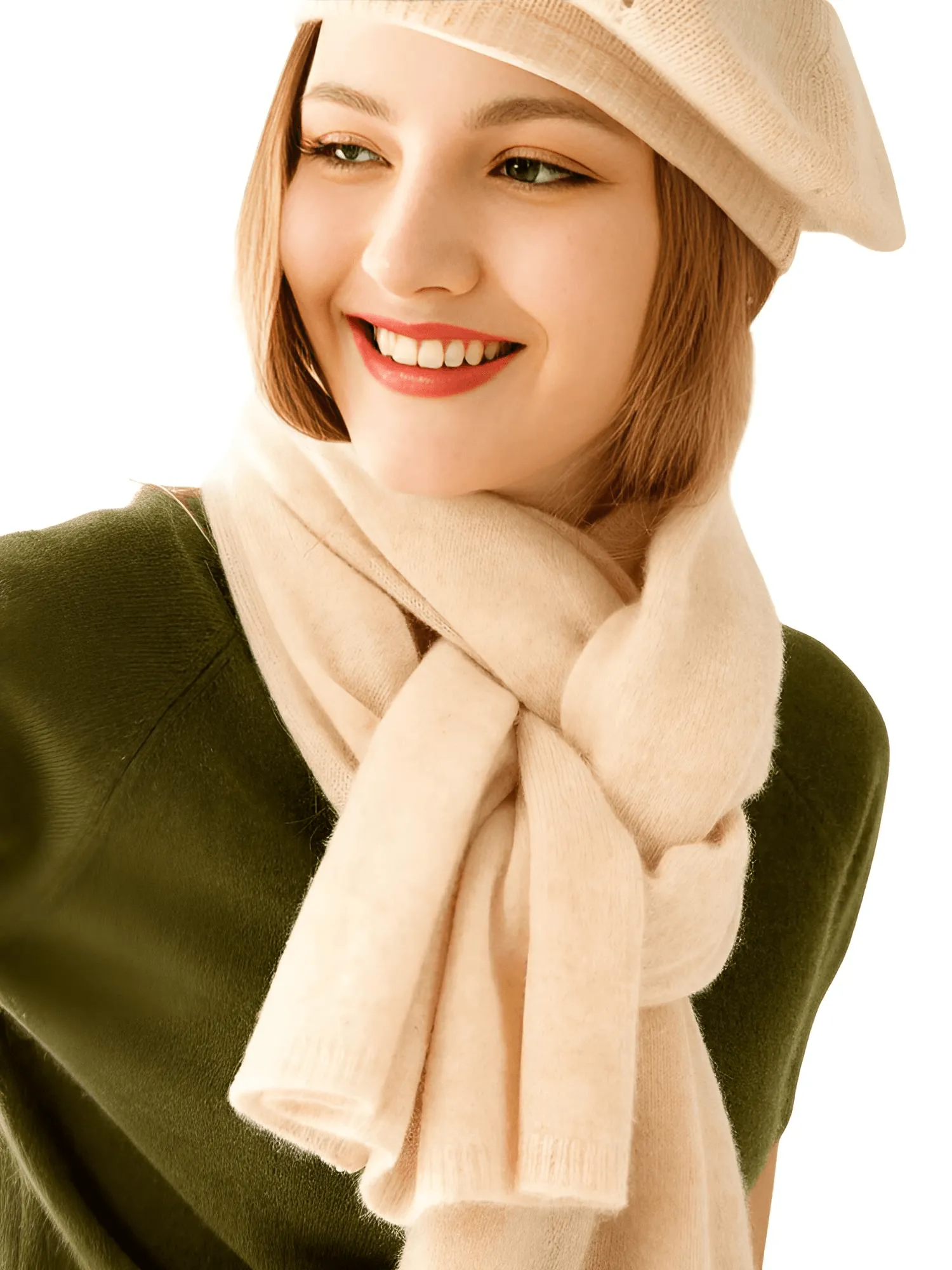 Women's Cashmere Scarf - 100% Goat Cashmere