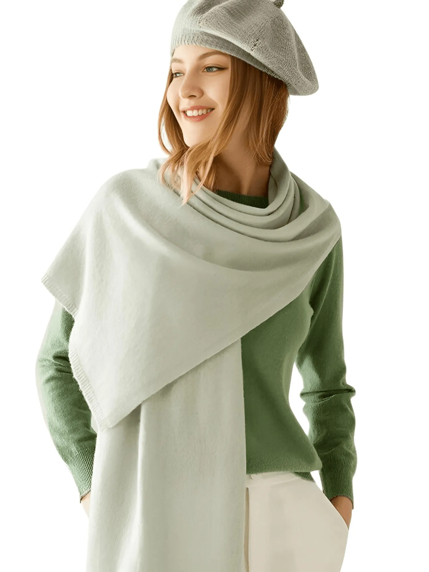 Women's Cashmere Scarf - 100% Goat Cashmere