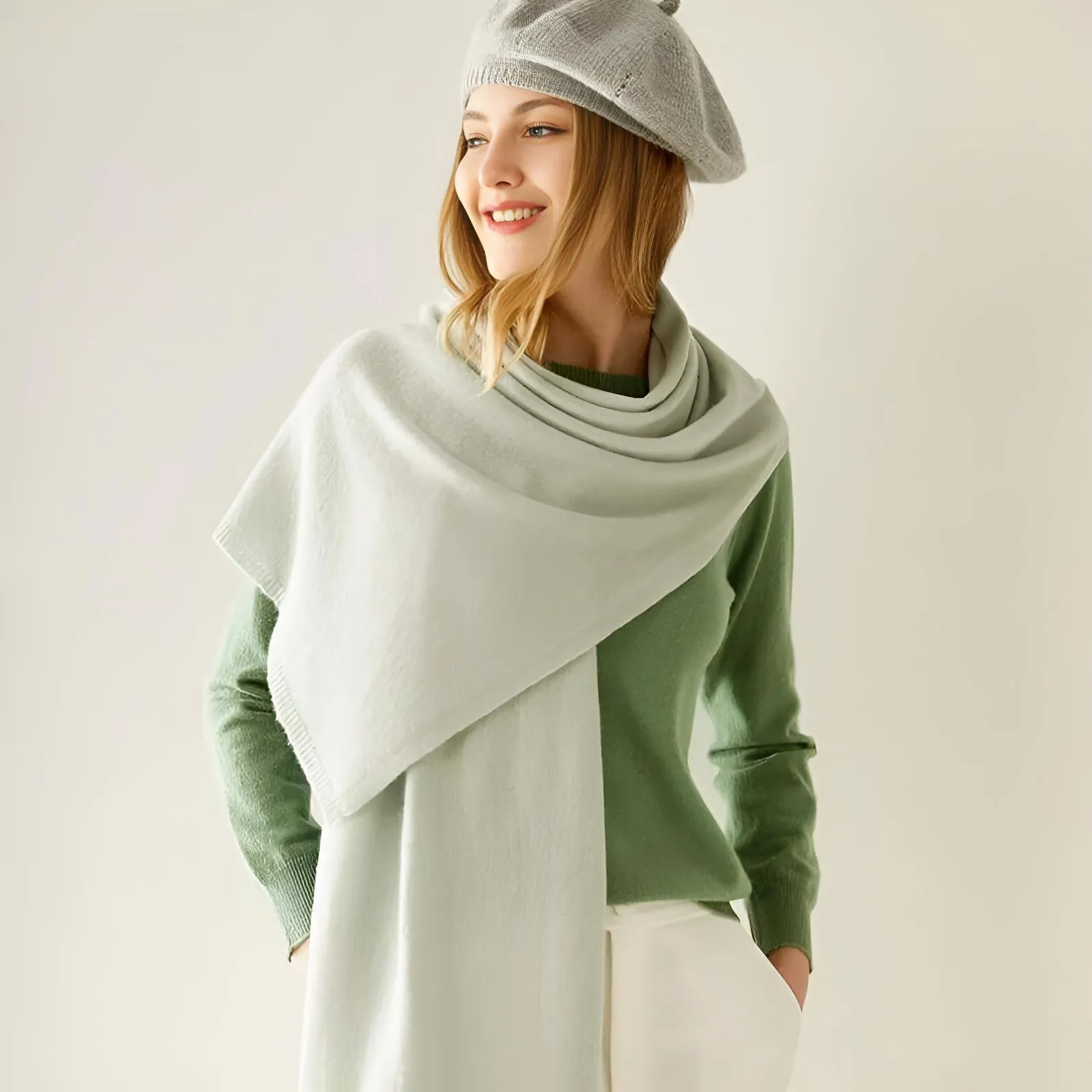 Women's Cashmere Scarf - 100% Goat Cashmere