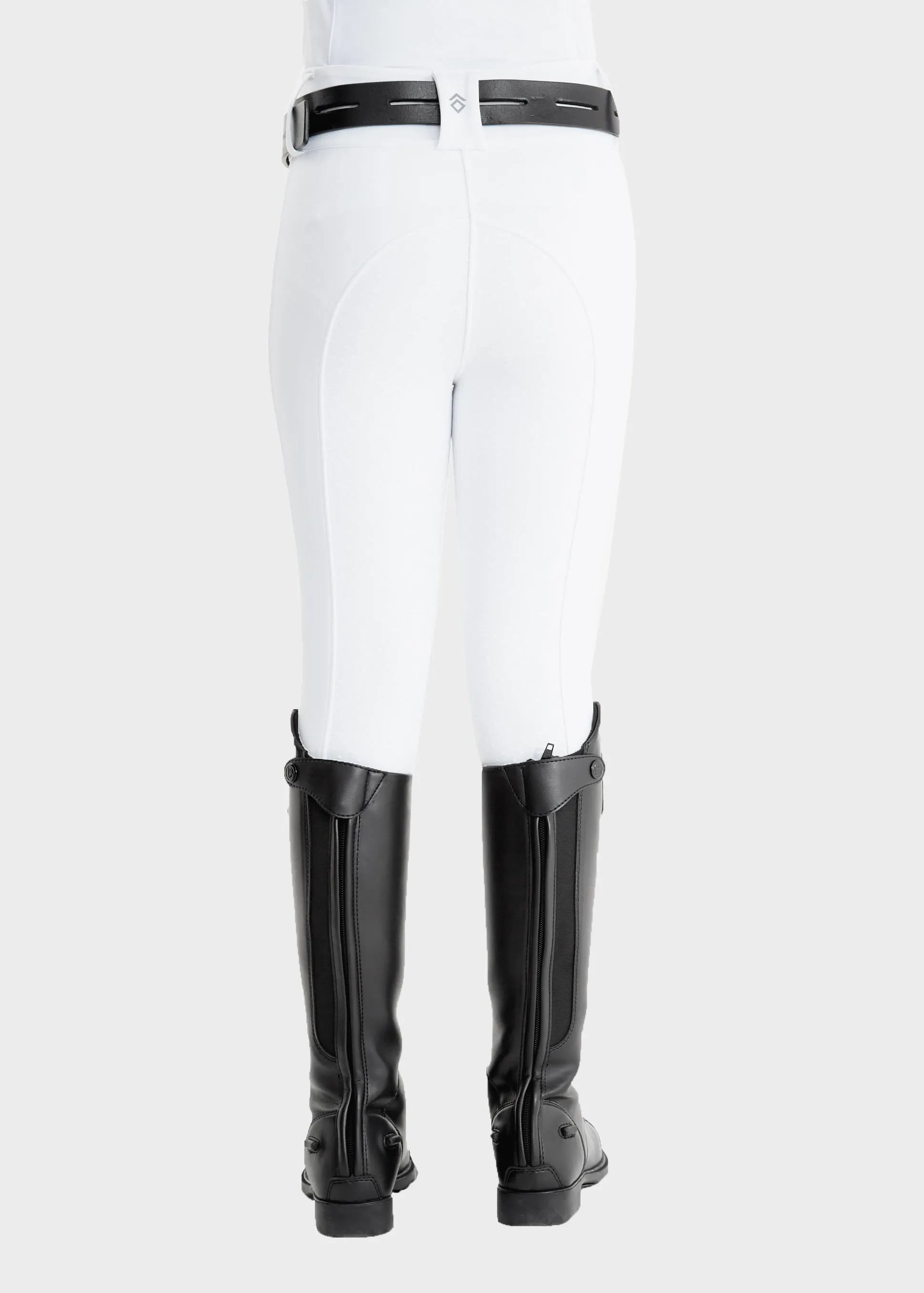 YR White Full Seat Compression Breeches